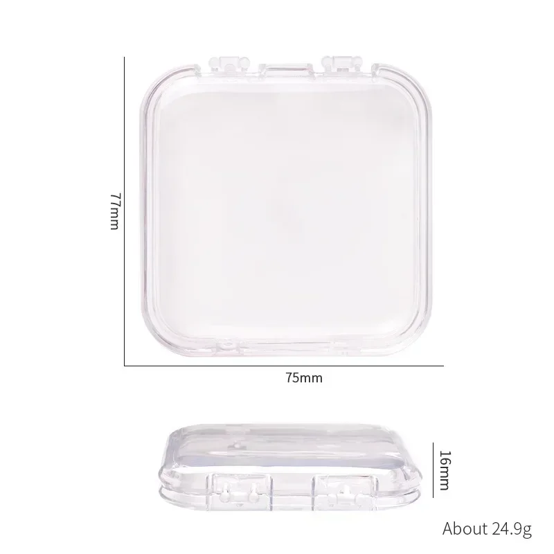 

Empty Nail Polish Boxes 10 PCS, Square Press On Nail Packaging Case for Small Business Wholesale, Display Storage Box