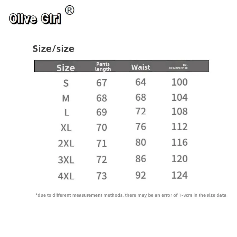 Olivegirl Women's Denim Jeans Pants American Sweet Cool Plus-Size Cartoon Appliqu Loose Straight Slim Wide Leg Mid-Rise Trousers
