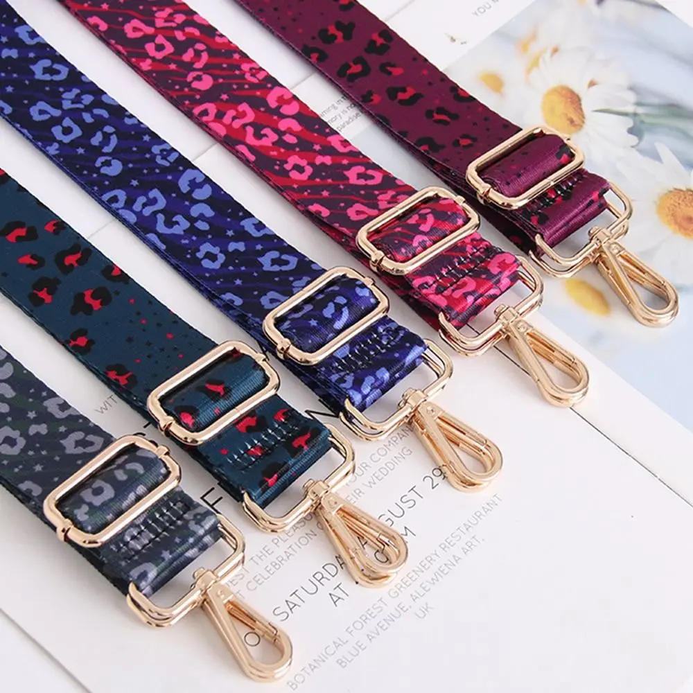 Women Fashion Bag Strap Detachable Embroidered Shoulder Bag Strap Adjustable Replacement Belts Handbag Strap Bag Accessories