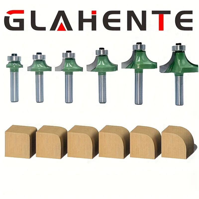 

‌ Набор из 6 фрез с хвостовиком 8 мм — долбежный резак для деревообработки, обрезки кромок и снятия фасок ‌