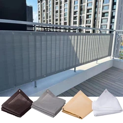 Tamanho personalizado Home Balcony Privacy Screen, Cerca cinza, Deck Shade, Vela, Yard Cover, Anti-UV Sunblock, Proteção contra o vento, 4 cores