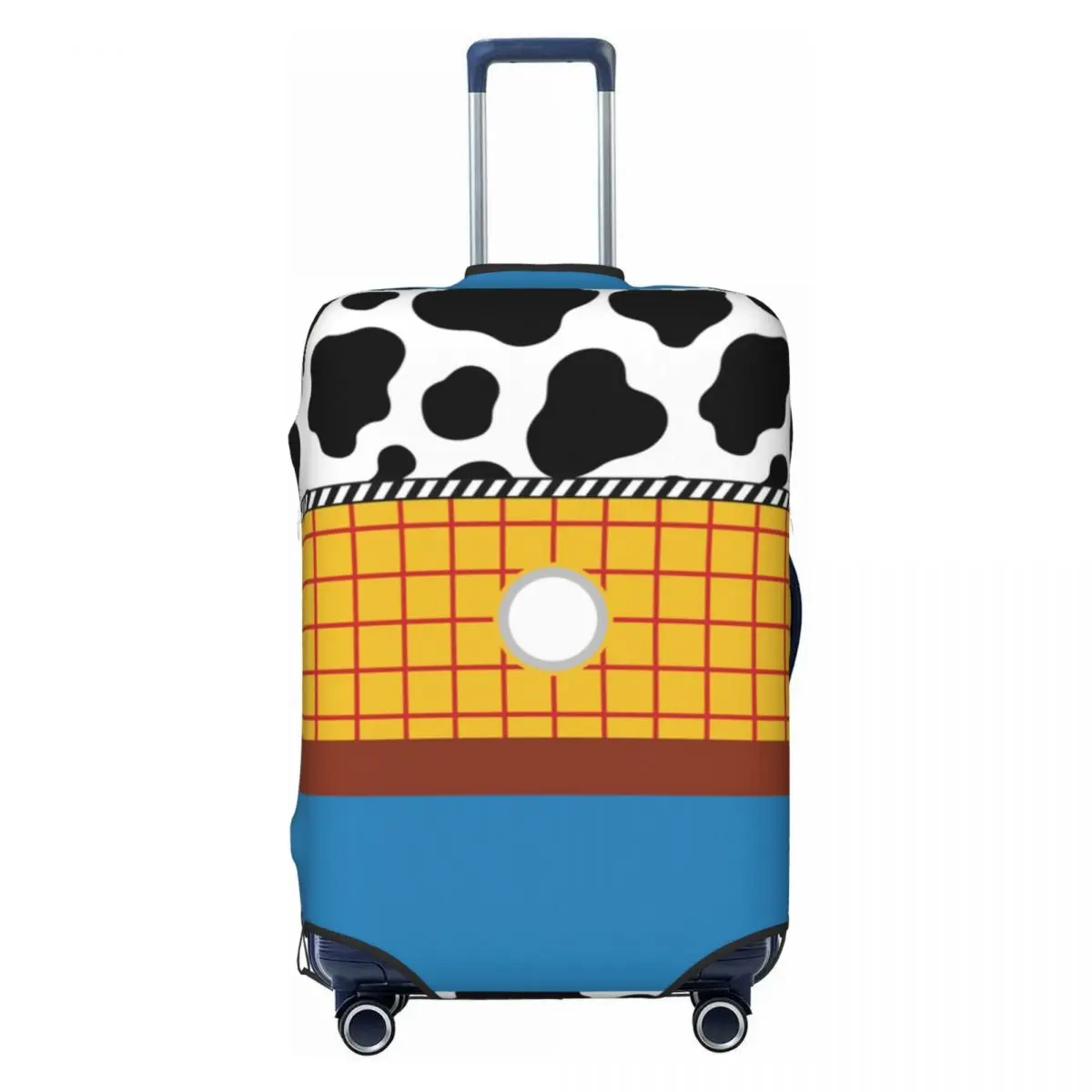 

Custom Anime Toy Story Cowboy Woody Suit Travel Luggage Cover Dust Proof Cartoon Movie Suitcase Cover Protector Fit 18-32 Inch