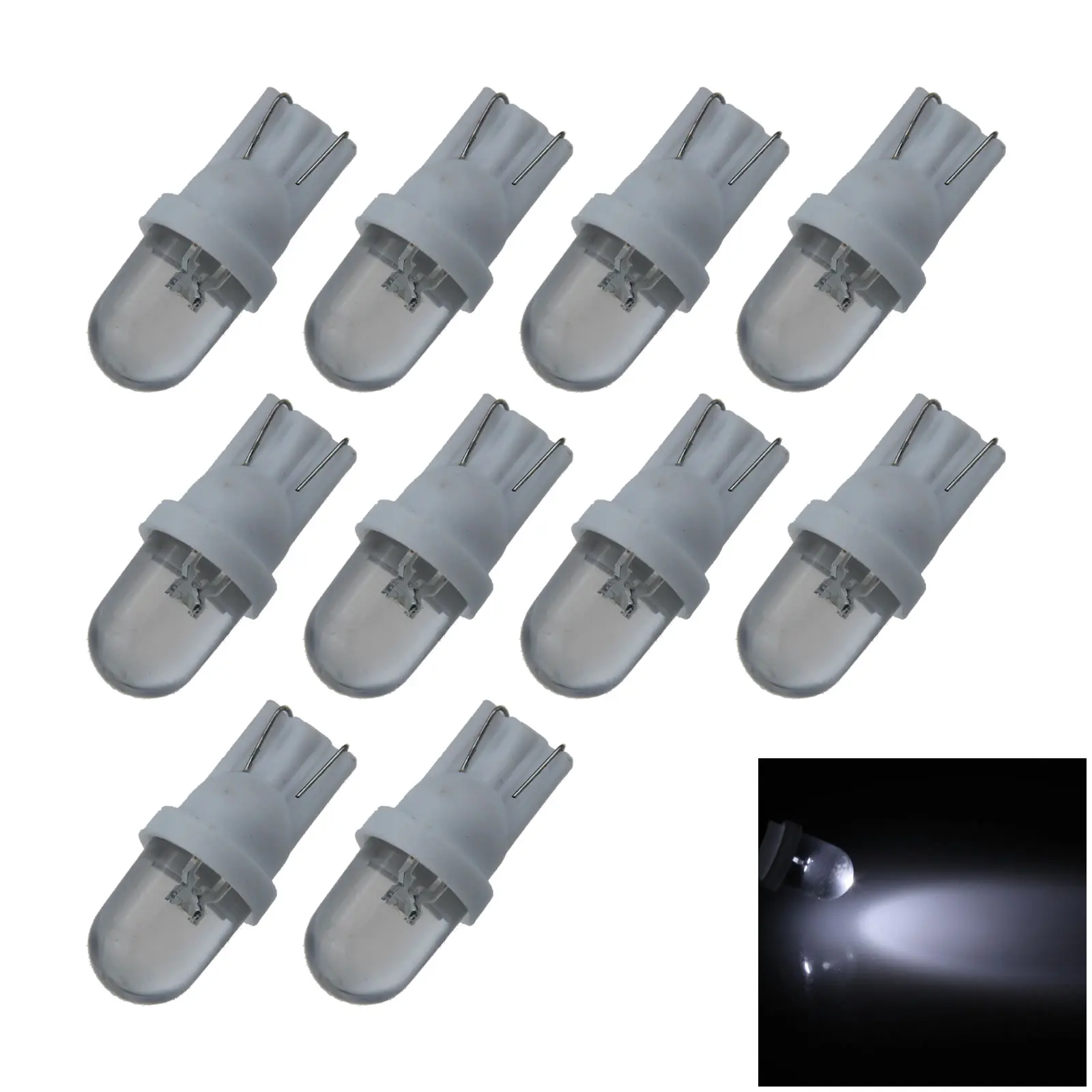 10X White Auto T10 …