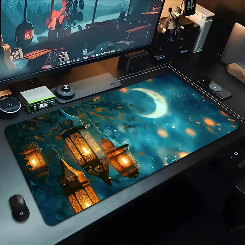 

lantern Mouse Pad 500X1000 mm Large Gaming Mousepad Gamer XL Rubber Otaku Keyboard Pad Laptop Desk Mat