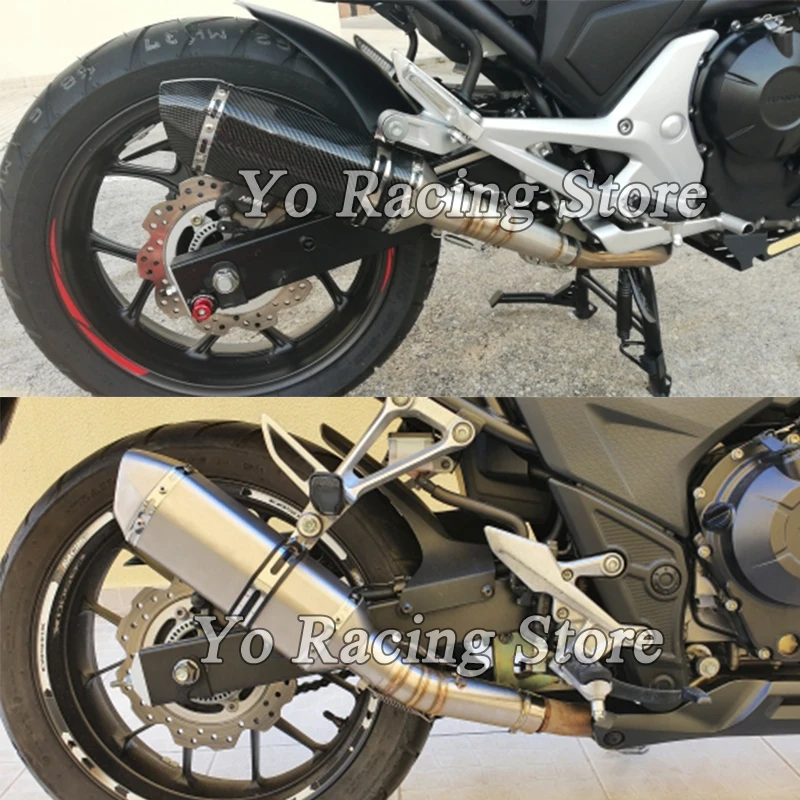 Slip On For Honda NC700 NC700X NC750 NC750X NC750S Motorcycle Exhaust Muffler Modified Middle Link Pipe Escape Moto DB Killer