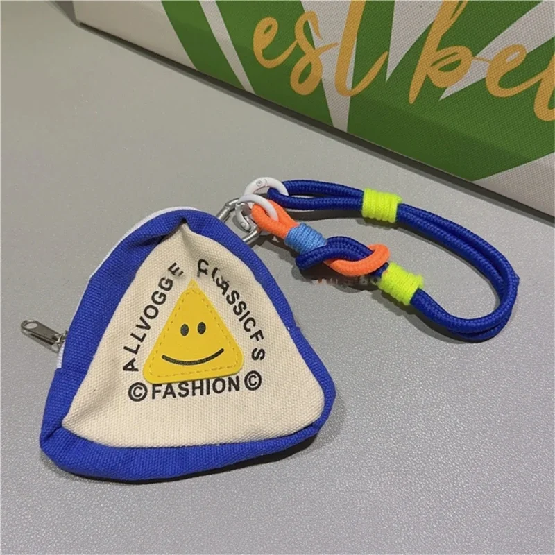 هدية عيد الميلاد لطيف الكرتون مضحك مثلث محفظة نسائية للعملات المعدنية الهاتف قصيرة الحبل حزام الهاتف سوار مكافحة خسر الحبل مجوهرات امرأة #6