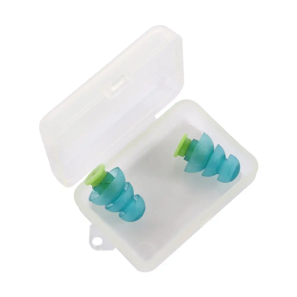 Concerts Reusable Soundproof Hearing Protection Silicone Ear Plugs Noise Cancelling