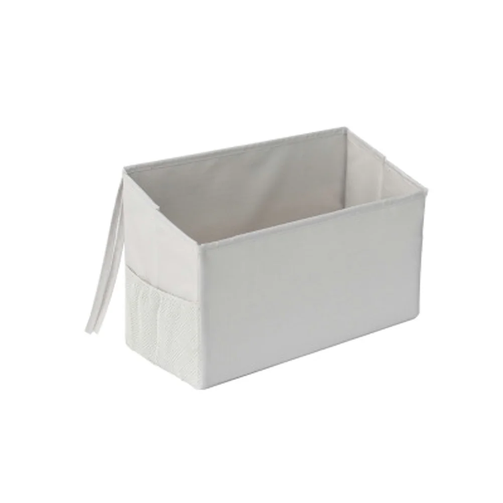 

Grey Oxford Cloth Hanging Storage Bag Bedside Organizer for Dorm Room Books Phones Snacks Glasses Oxford Cloth Bag