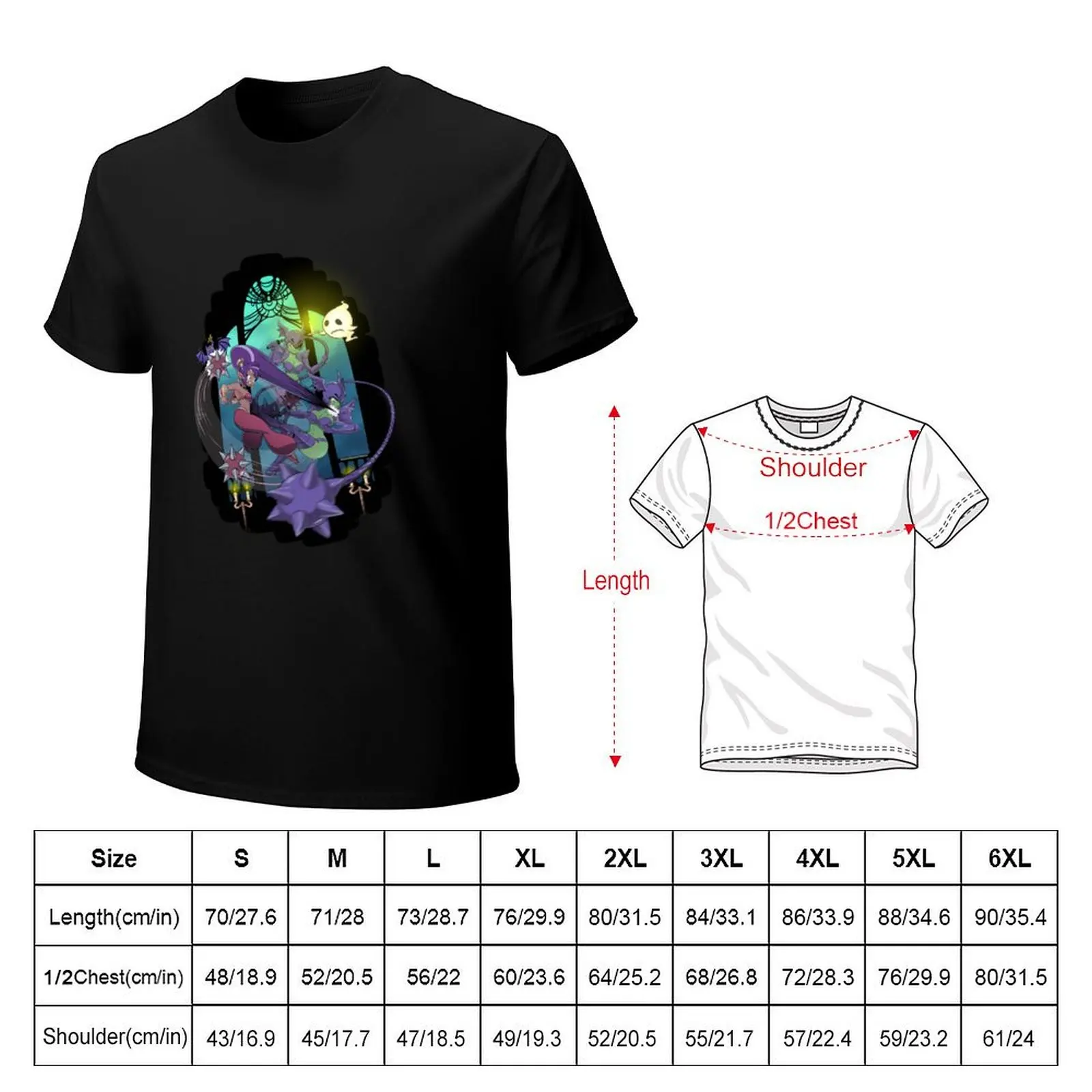 Shantae Cackle Tower T-Shirt plain quick drying new edition Aesthetic clothing mens t shirts