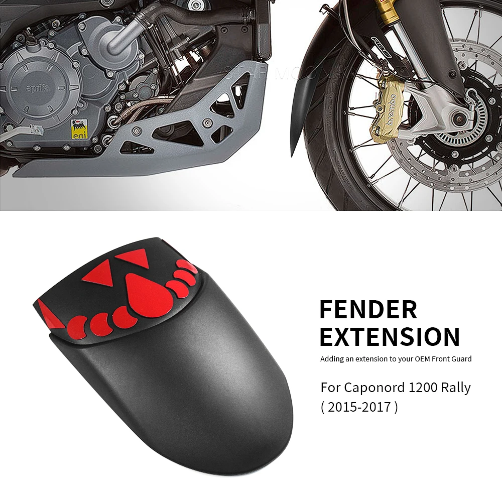 

Caponord1200 Rally Motorcycle Accessories Front Fender Mudguard Extender Extension For Aprilia Caponord 1200 Rally 2015 - 2017