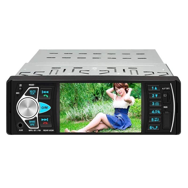 

4.1 Inch Universal One Din Car Video Player Car MP5 MP3 Player Audio Stereo with USB BT FM