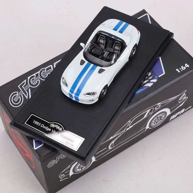 GFCC 1/64 Dodge Viper 1993 APAxpo Metalowy Model Auta z Odlewu Ciśnieniowego, Kolekcja, Prezent dla Chłopca na Boże Narodzenie