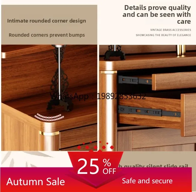 

ZZ Table Buddha Shrine God Table Cabinet Incense Case Household Incense