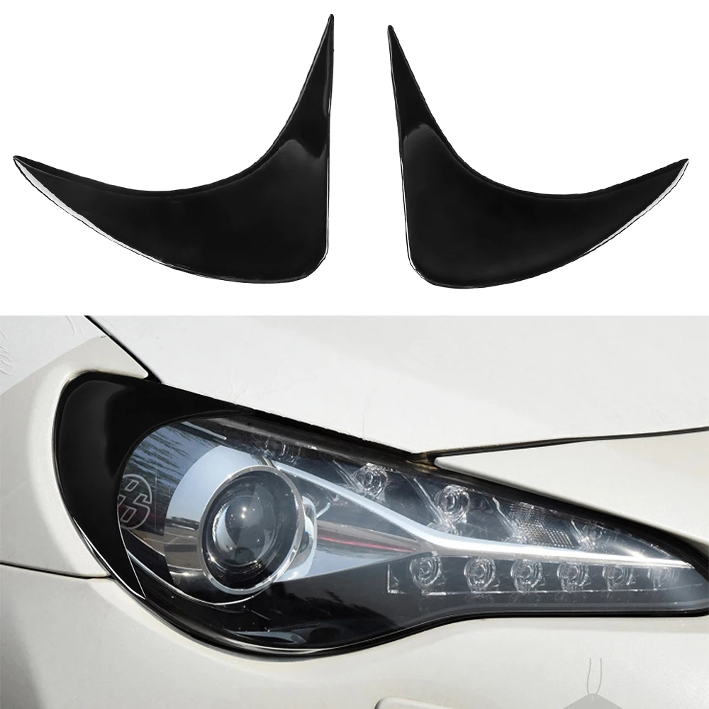 for Gt 86 Headlight Brow  2013-2020 Headlight Brow  Decoration Cover Trim Sticker Decal Car Accessories Plastic