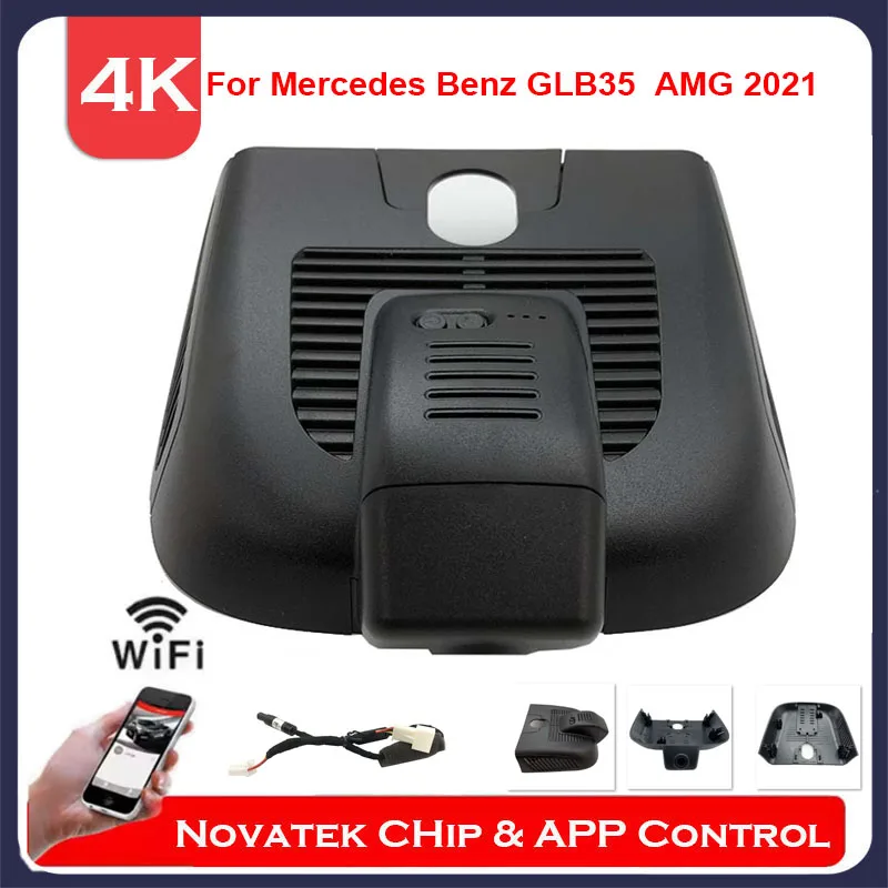 

Видеорегистратор 4K HD Plug And Play Wi-Fi для Mercedes Benz GLB X247 GLB35 AMG GLA H247 EQB X243 EQA260 2021 2022 с управлением через приложение