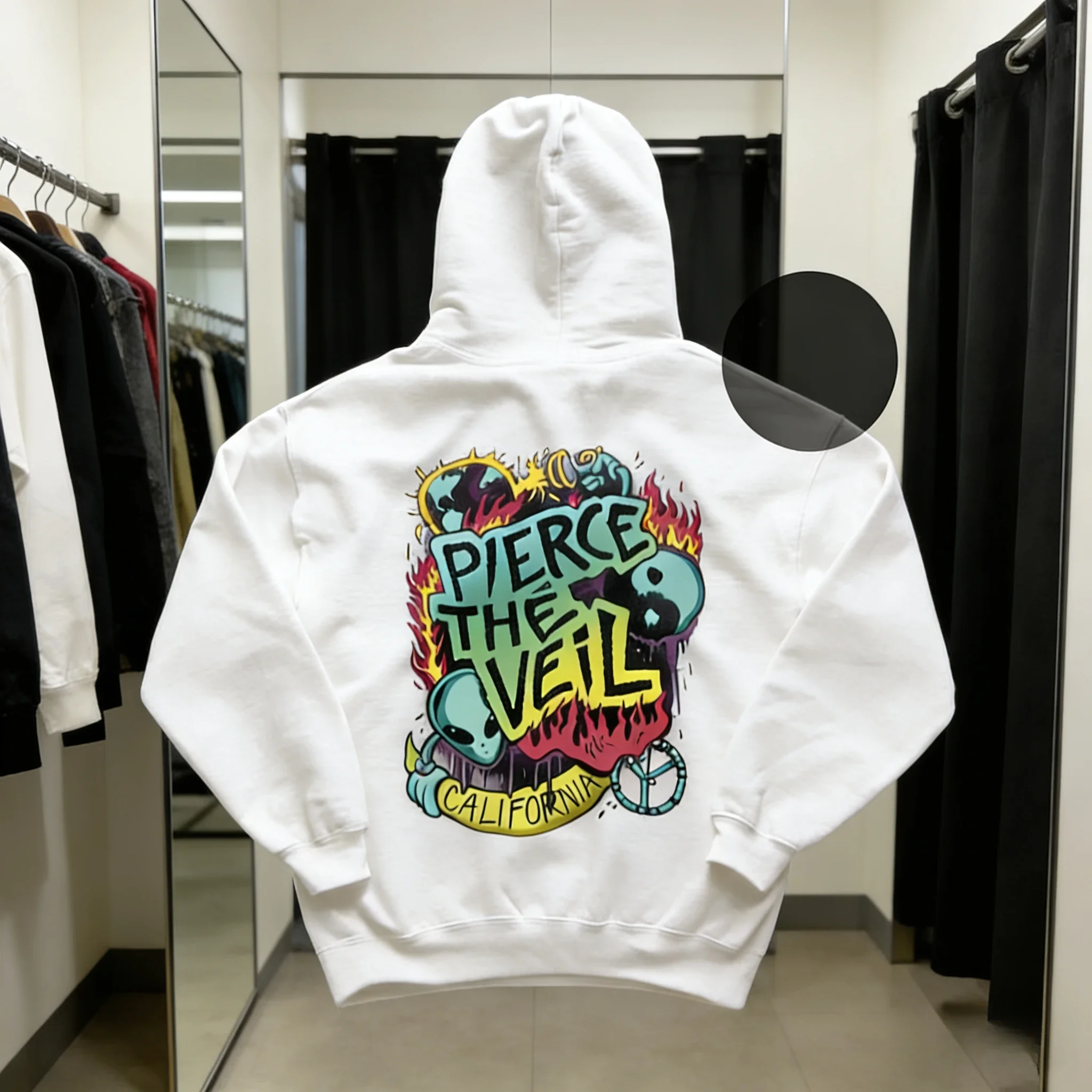 

Толстовка с капюшоном Pierce The Veil, металлическая музыка Collide with The Sky Misadventures Pierce The Veil Merch, одежда унисекс-рокер