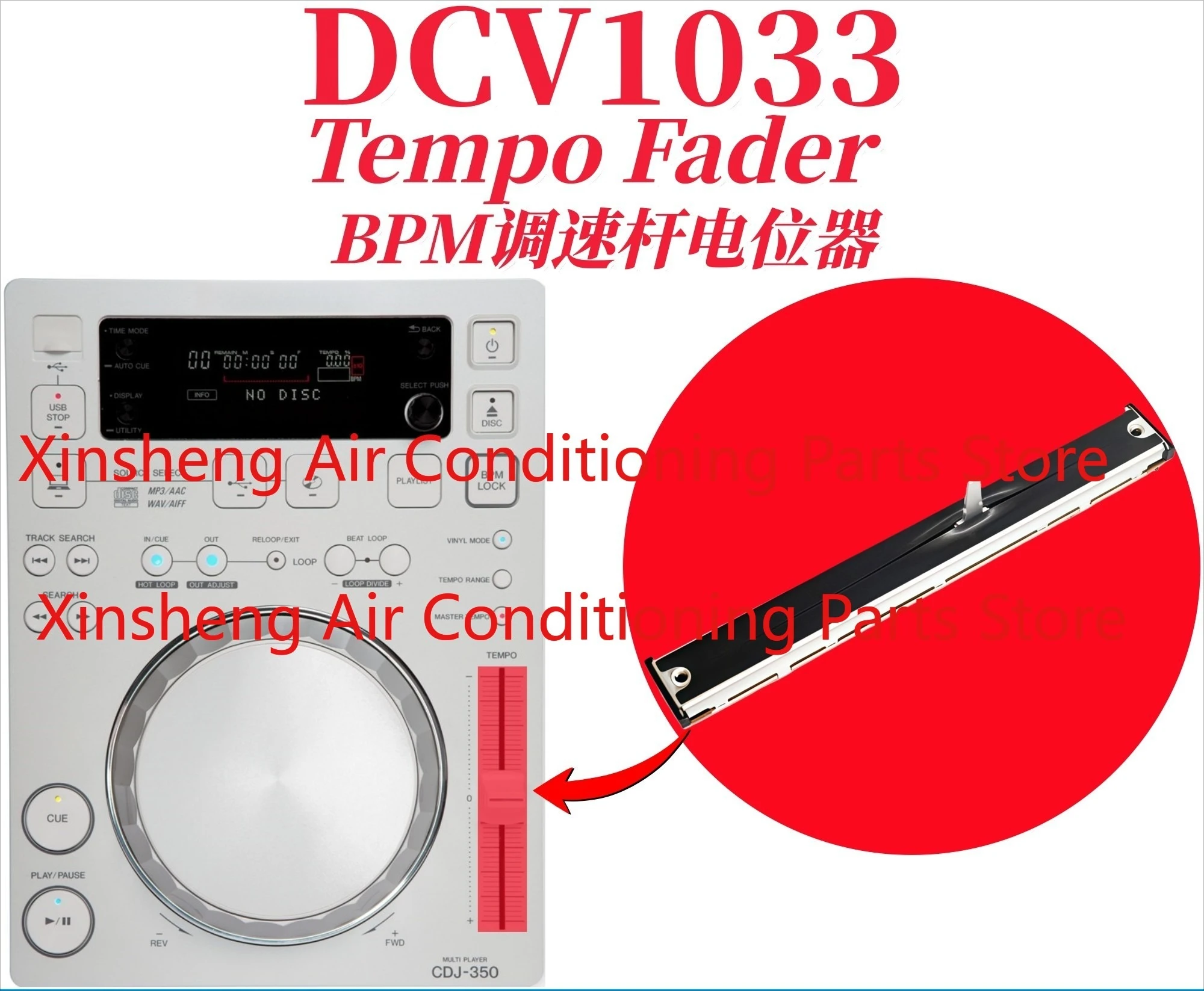 

For Pioneer CDJ350 Driver TempoFader Governor BPM Fader Potentiometer DCV1033 DCV1009