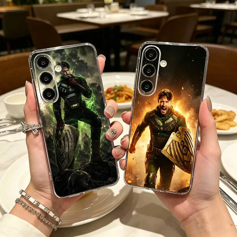 Hot T-The Boys Homelander Soldier Boy Clear Hard Phone Case For Samsung A71, A70, A52, A51, A40, A30,Transparent Cover
