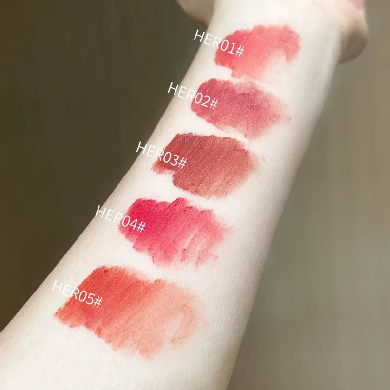 Starlight 5-piece Lip Glaze Set Smooth Showing Low Saturation Nude Matte Matte Lipstick Mud