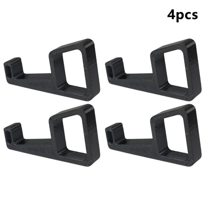 4pcs Cooling Bracket & Elevated Footrest Bracket For TECTECINTER PS4 Durable Black Plastic Cooling Support Holder Accessories