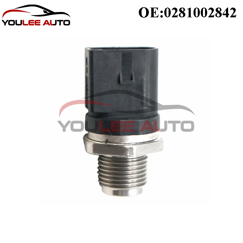 New OEM 0281002842 0061536528 Fuel Rail Pressure Sensor For 2004-2009 Dodge Sprinter 2500 3500 Mercedes Benz E320 Auto Parts