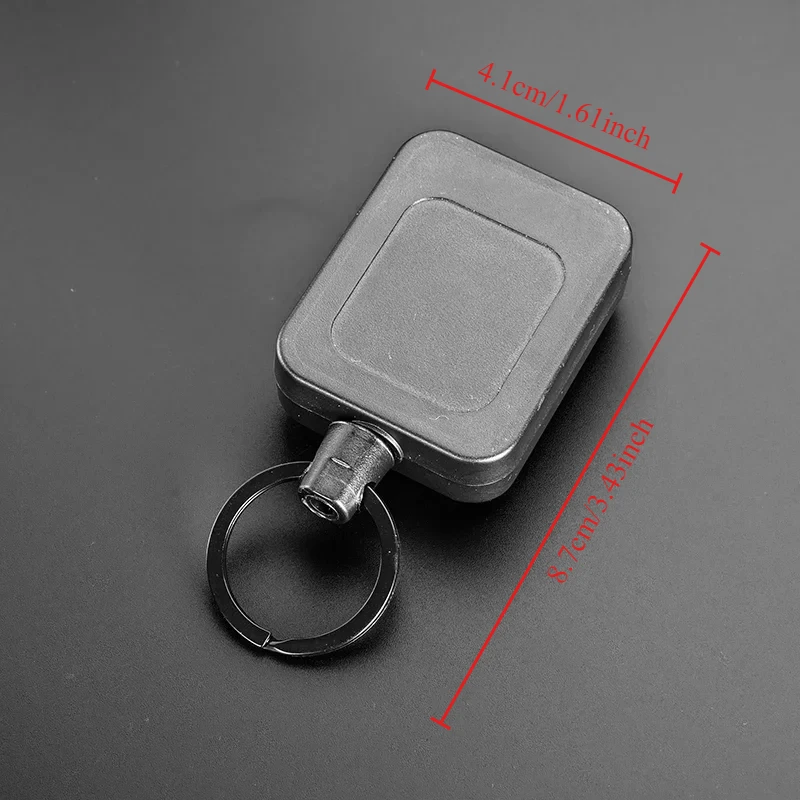 Retractable Key Chain Belt Clip, Anti-theft Design