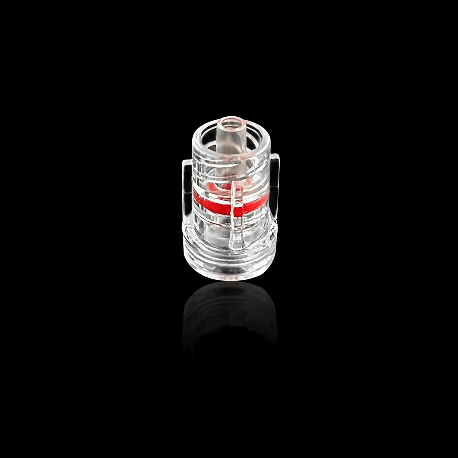 100 high-pressure connectors compatible with threaded or non-threaded tubing for medical and laboratory applications