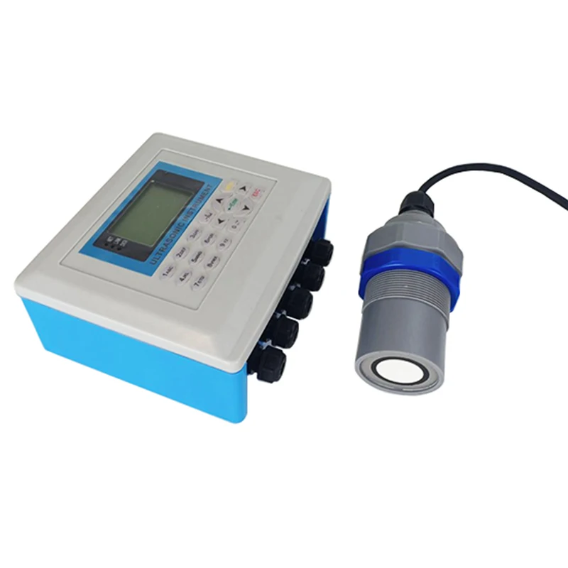 Ultrasonic Level Meter Sewage Embedded Ultrasonic Level Transmitter RS485 and 4-20mA Output signal High Precision Level Meter
