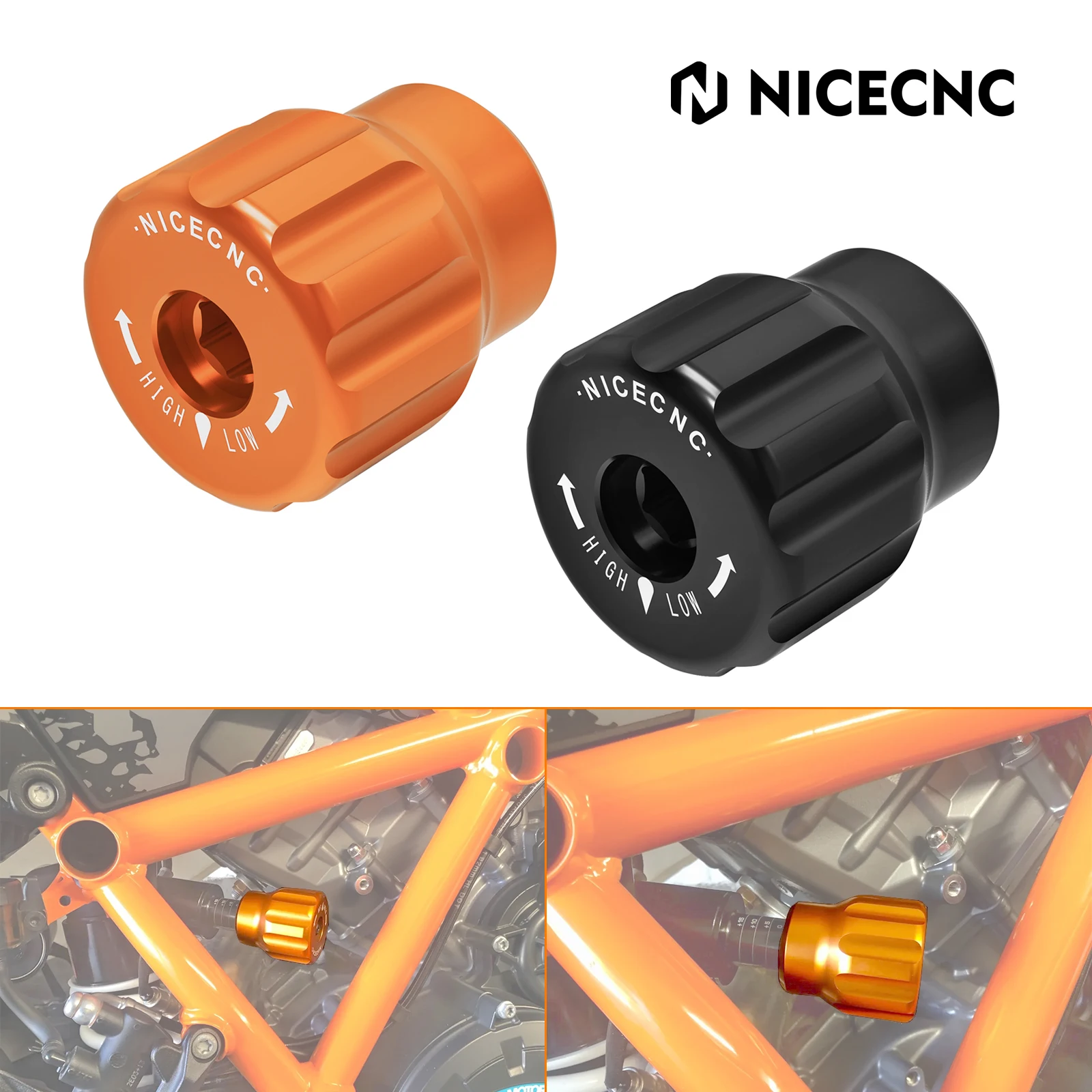For 22-24 Husqvarna Norden 901 Rear Shock Adjustor Knob for KTM 1290 Super Duke R 20-23 890 Adventure 2021 2022 2023 2024