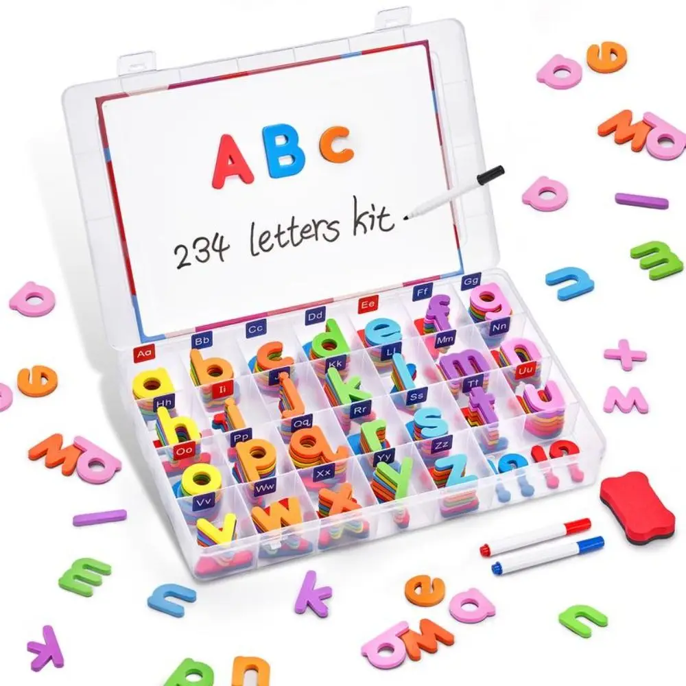 

Early Education Magnetic Letters Kit Word spelling English Teaching Aids Baby English Spelling Toy Creativity