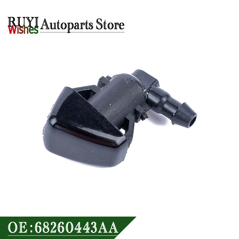 2PCS 55372143AB New For Jeep Grand Cherokee 2011-2017 Windshield Wiper Water Washer Spray Nozzle Jet 68260443AA 55079049AA