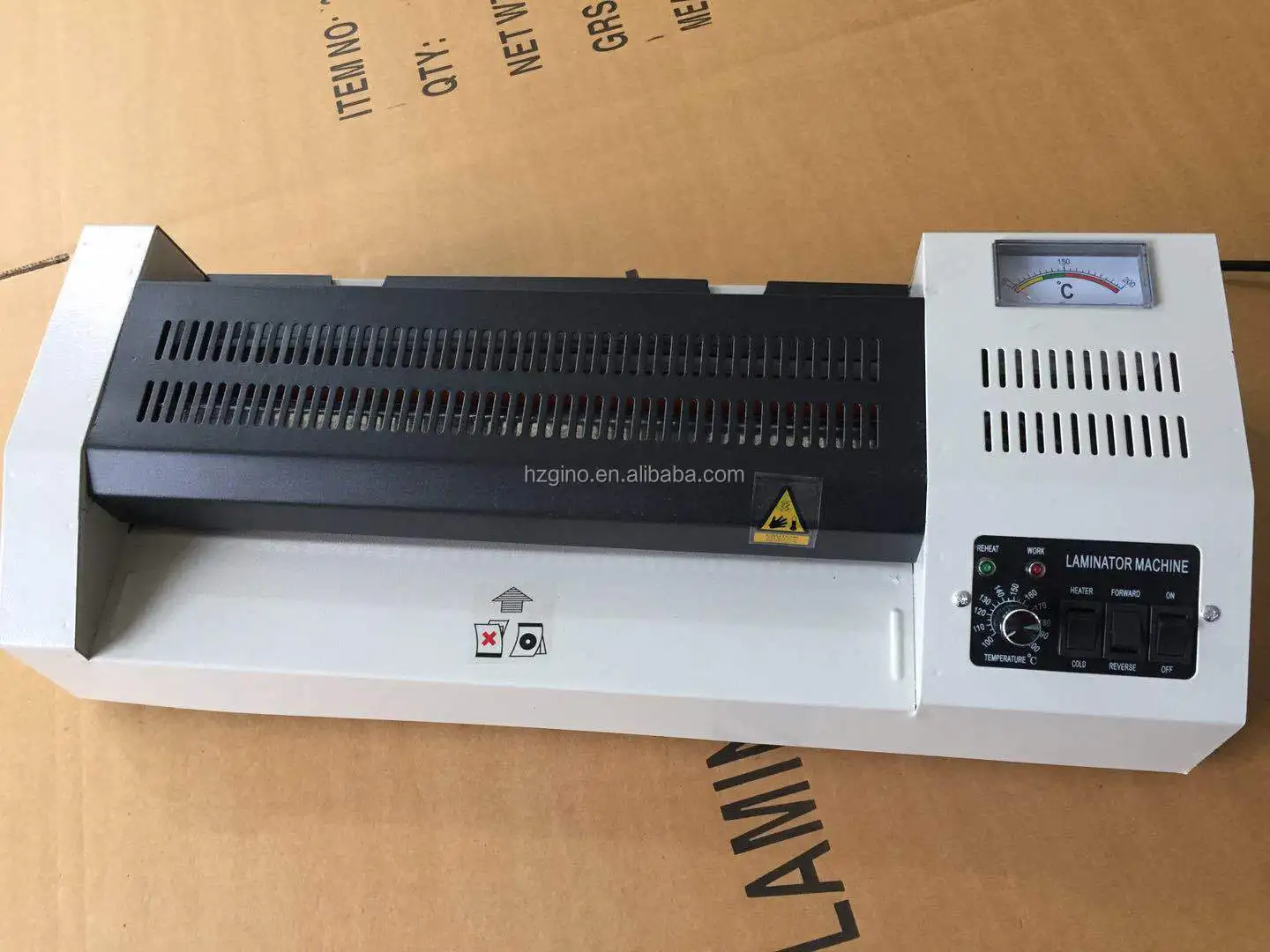 320B A3 Economische fabrieksprijs Pouch Film Seal Laminator Machine met knop