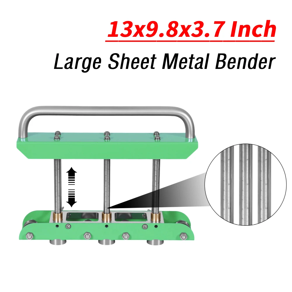

Large Sheet Metal Bender 0-90 Bending Angle Sheet Metal Bending Machine Wear Resist Drip Folding Tool For Various Metal Roofs