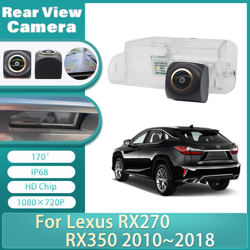 

Rear View Camera For Lexus RX270 RX350 2010~2018 CCD Night Vision Reversing RCA Camera license plate Camera Backup Camera Golden