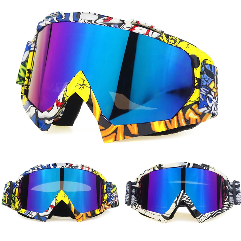 Ski Goggles UV400 Anti-fog Big Ski Mask Glasses Men Women Double Layers Protection Skiing Winter Snow Snowboard Goggles