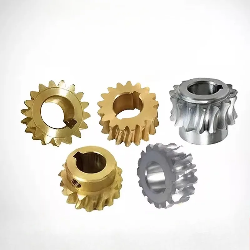 

Meat Grinder Repair Parts 15/17 Teeth Turbine Worm Gear 1.4/1.6/2/2.1CM Keyway Hole Diameter Copper/Aluminum Gear