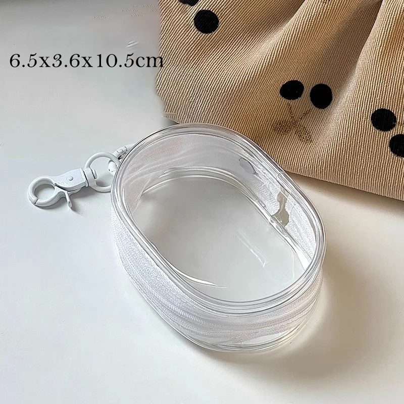 Storage Box Keychain Storage Pouch Key Chain Jewelry Organizer Transparent Storage Case Bag Mystery Box Thicken Wallet Keyring