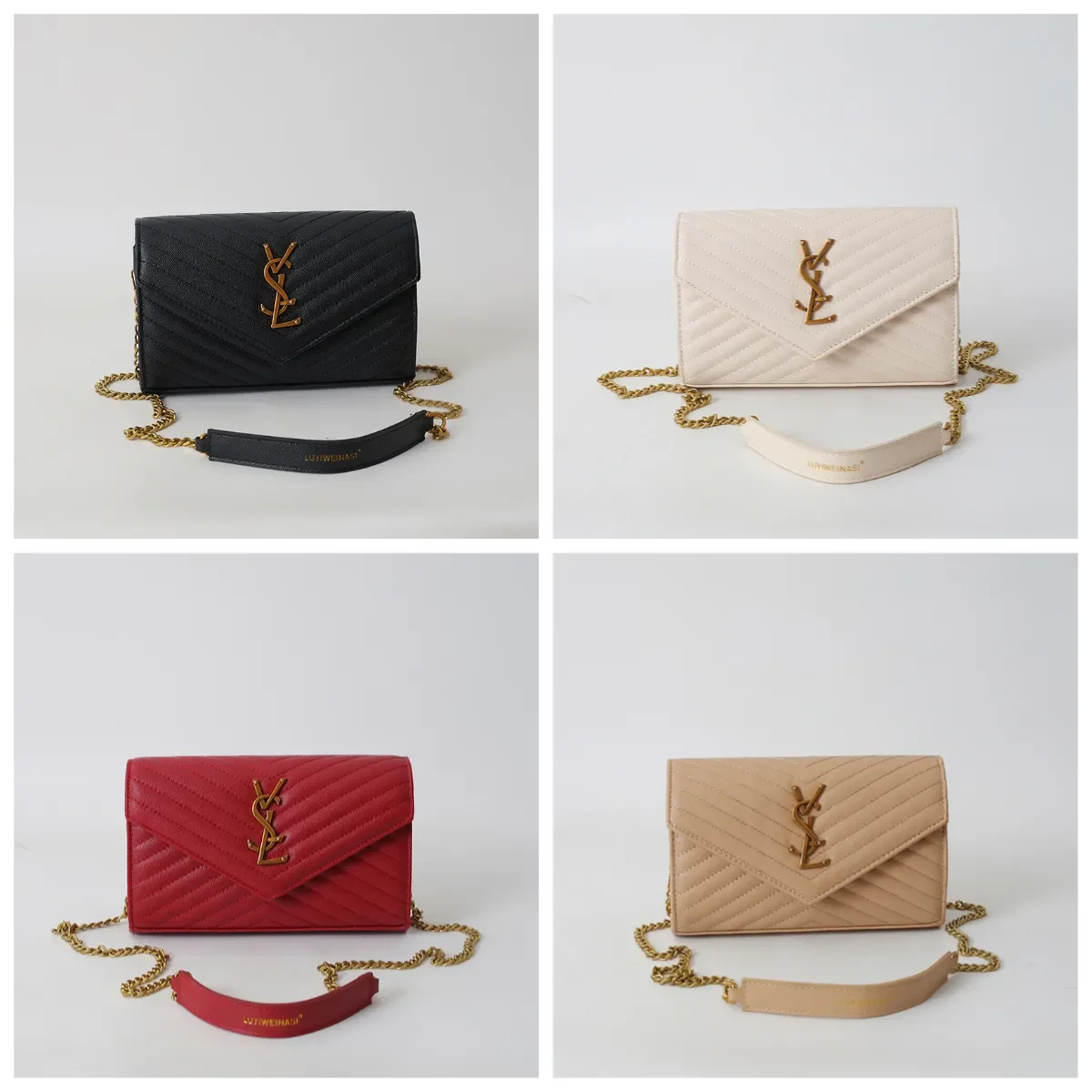 

Luxury Flap Chain Bag Shoulder Bag Purse Crossbody Designer Ladies PU Leather Letter Bag Fashion Hobo Handbag Classic Zipper Clo