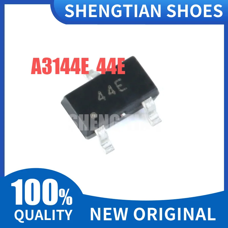 10PCS S49E 49E 44E SOT-23 Hall Effect Sensor Switch Hall Element SOT23 SS49E A3144E SOT AH49E HAL3144 High Sensitivity In Stock