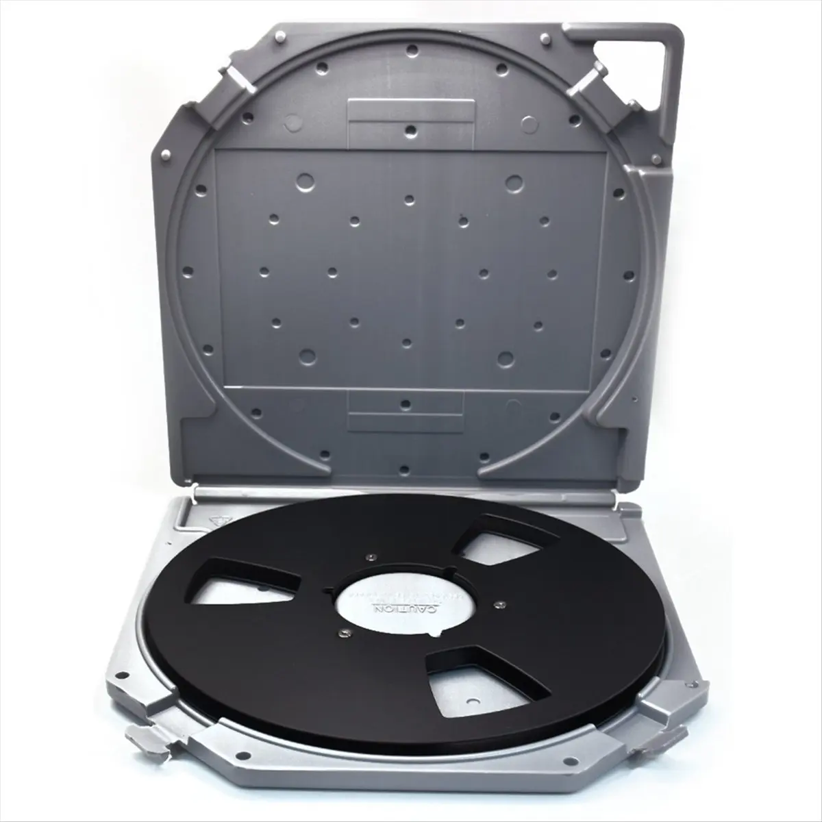 DTD1603-HOT-10inch Empty Takeup Reel with Empty Take Up Reels Storage Box Full Protection Open Reel Recording Tape Box Case A