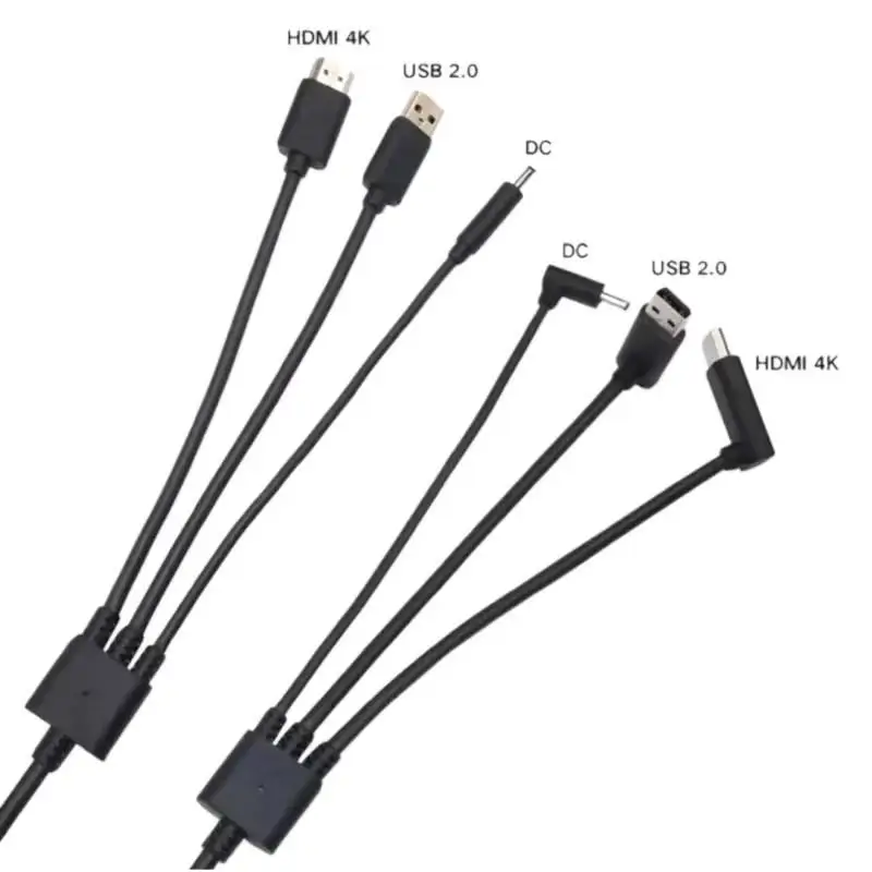 

Brand new For Vive 3-in-1 Accessories Round wire Cable HDMI 5M, USB, Power VR games (=)