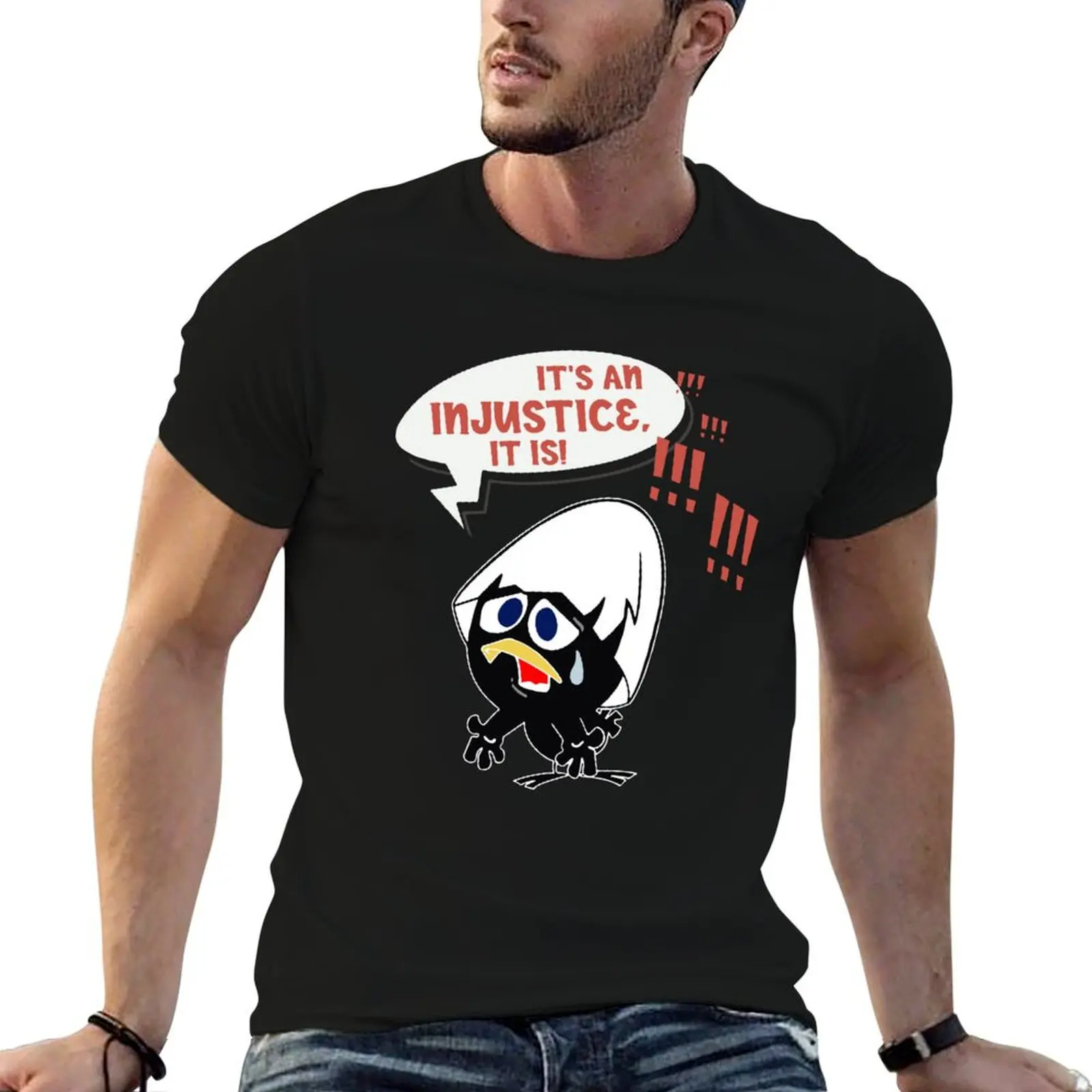

Calimero It's An Injustice T-Shirt t shirt men 100% cotton luxury brand man t shirts cotton man t shirt luxury T-Shirt