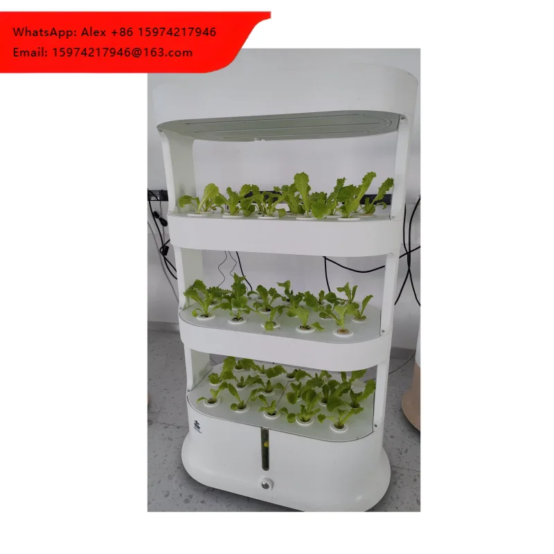 Hydroponic Grow Tower With Lights Hydroponic Grow Tower Hydroponic Home Growing Systems Cultivated