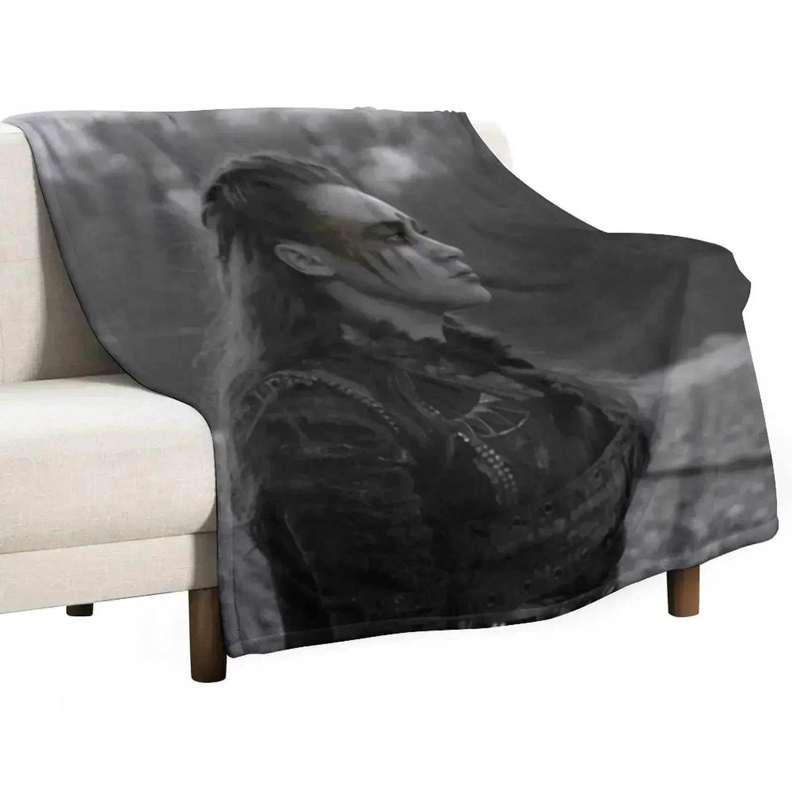 Grey Commander Throw Blanket Personalized Gift Decoratives Blankets