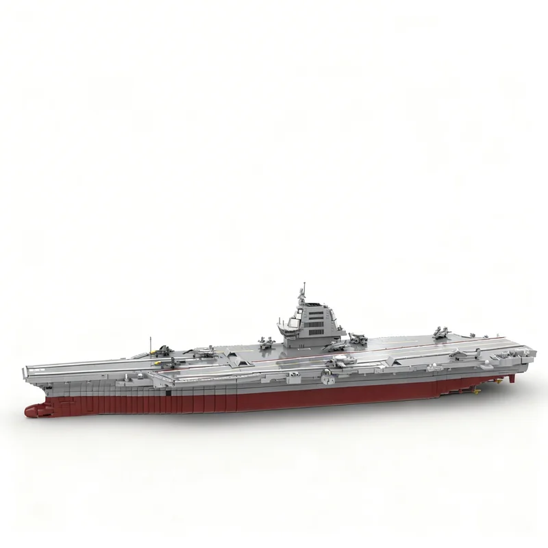 10009pcs MOC 1 China Navy Air Carrier 18 Model Toys Building Blocks Architecture Christmas Gifts DIY Creative Birthday Assemble