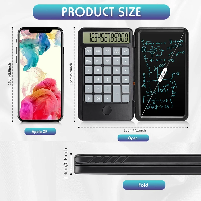 Calculator, With Erasable Writing Table, Hand Multi-Function Calculator For School Office