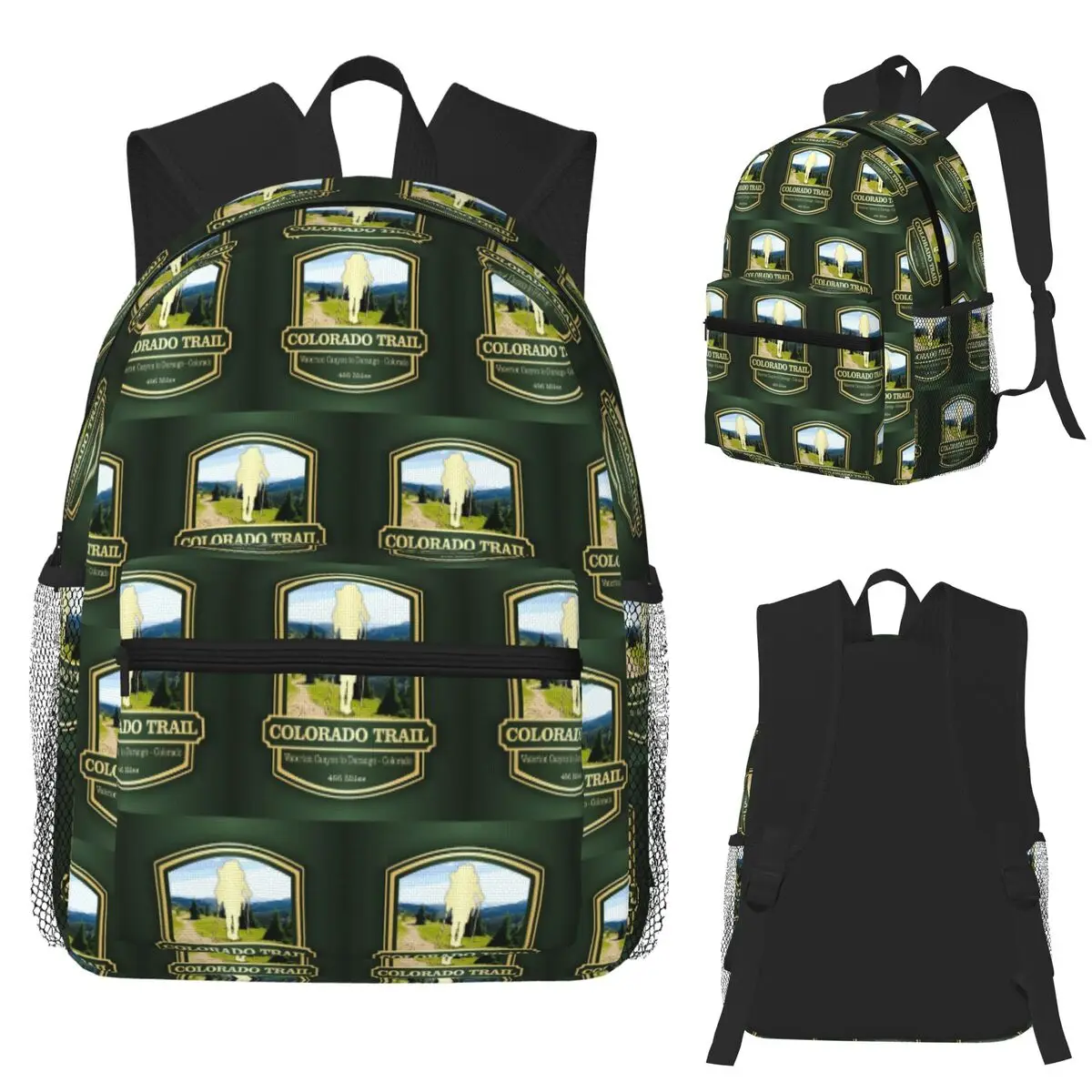 كولورادو تريل (B1) حقيبة ظهر مدرسية للطلاب المشي لمسافات طويلة السفر Daypack للبنين بنات موضة حقيبة الكتب حقائب الكتف #1