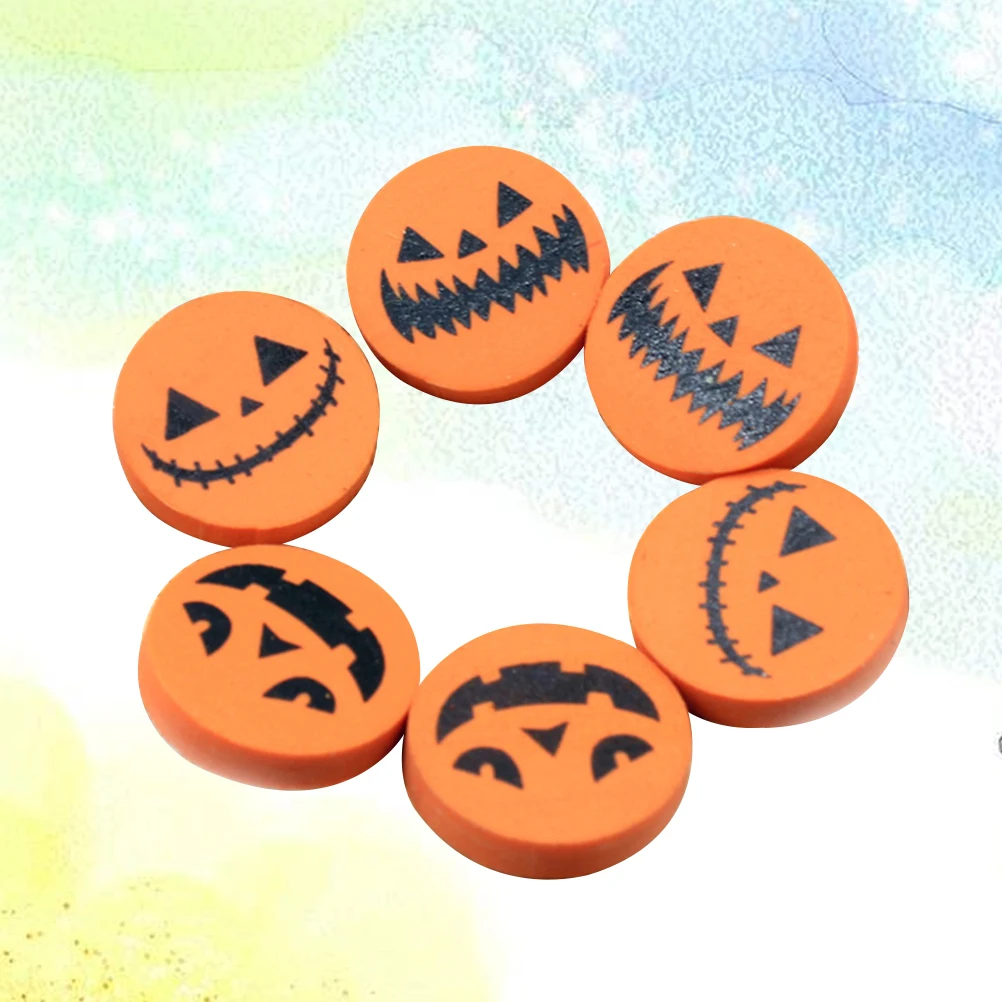 

96 Pcs Pumpkin Eraser Pencil Erasers for Kids Creative Cartoon Halloween Shaped