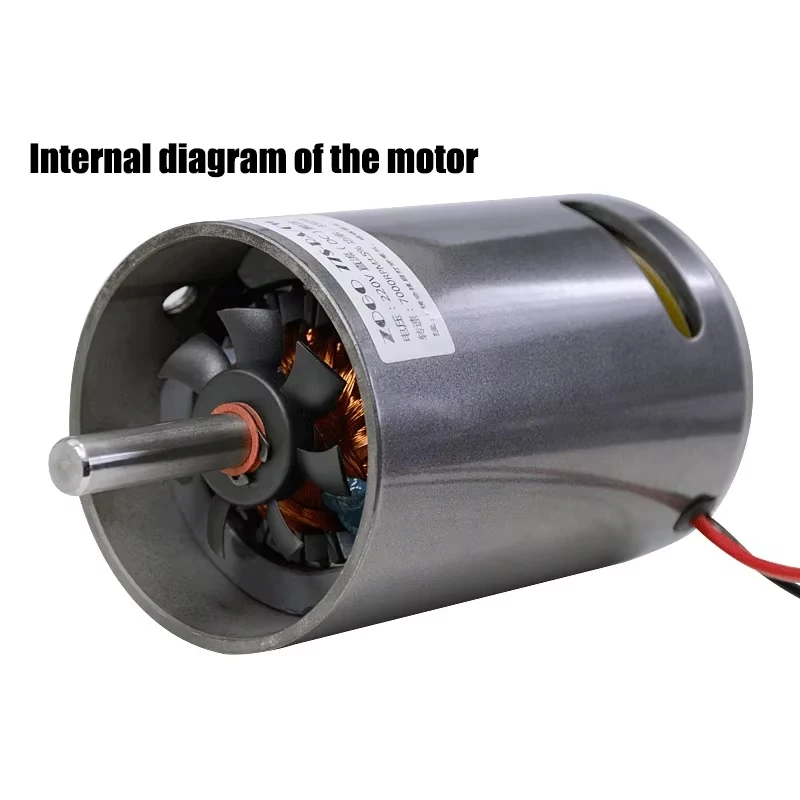 220V 300W 4200rpm DC High Speed Motor  CW CCW Rotation Bearing with Fan and Rectifier Bridge