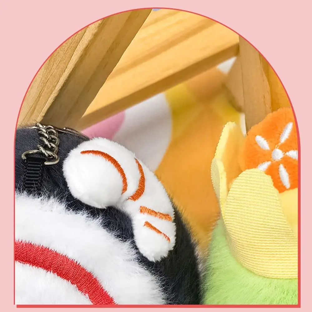 Kawaii Multicolor Plush Bread Keychain Pendant Car Decoration Sweet Bag Ornament Cartoon Food Soft Ita Bag Gift Toys